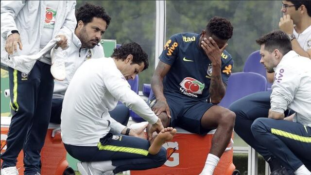 ¡Alerta en Brasil! Casemiro lesionó a Fred y preocupa para el debut en Rusia 2018