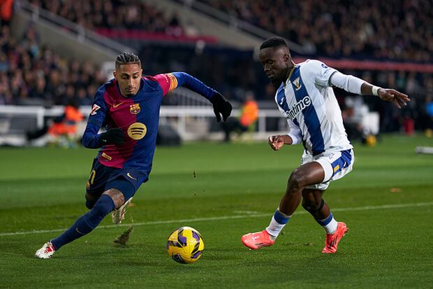 FC Barcelona juega ante Leganés por la fecha 31 de LaLiga de España en el Estadio Municipal de Butarque. (Foto: Getty Images)