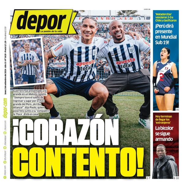 Portada impresa 1-9-2024