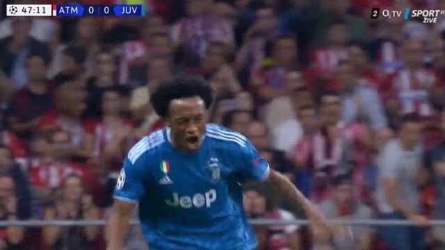 L2 + Cuadrado = Golazo: el espectacular tanto de Juan Guillermo para el 1-0 de Juventus ante Atlético de Madrid