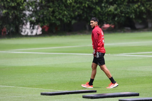 La Selección Peruana sumó un nuevo día de trabajos en la Videna. (Foto: Jesús Saucedo / @photo.gec)