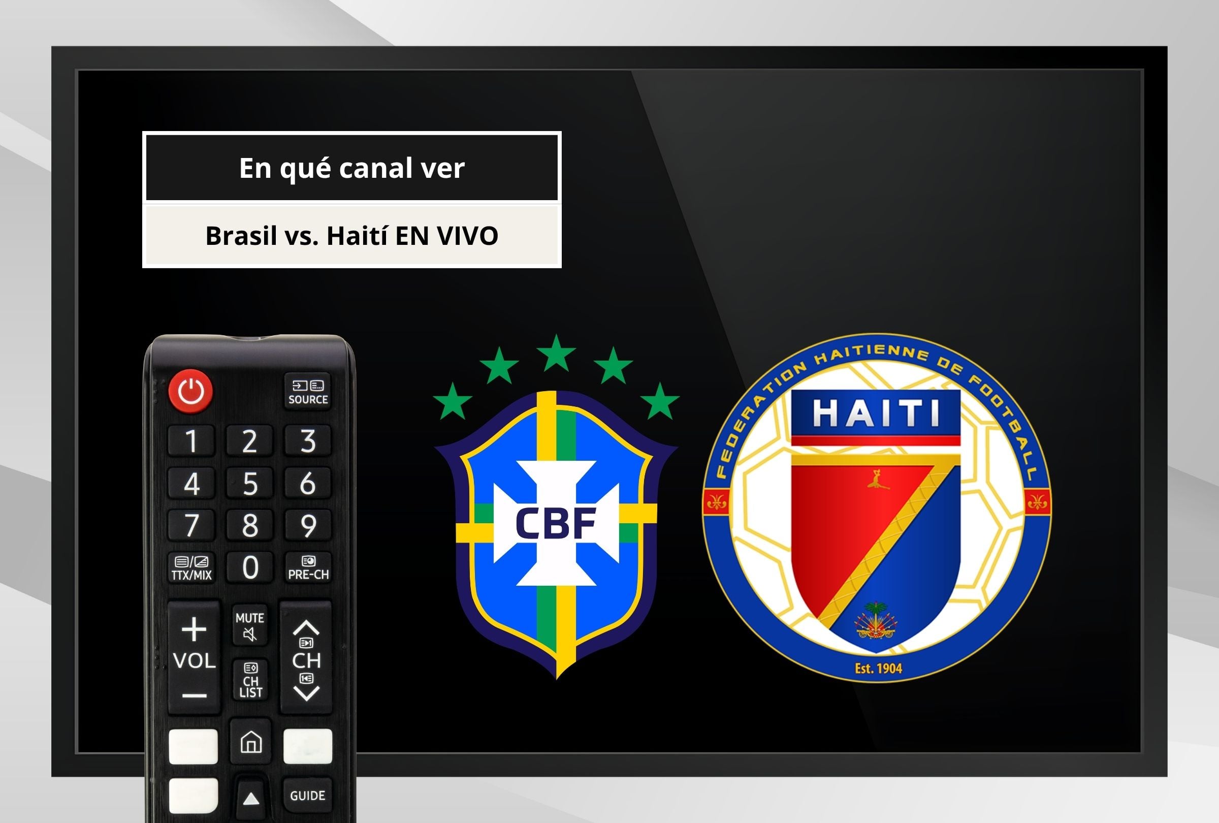 Revisa esta nota para que sepas en qué canales de TV se puede ver el Brasil vs. Haití por el Mundial de Fútbol 2026. (Foto: Composición Canva - Mag)