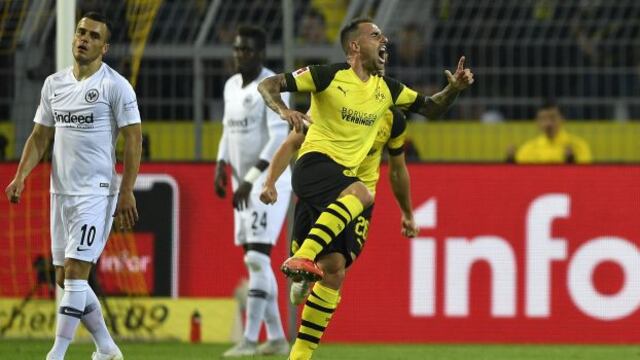 ¡Ese es 'Paquito'! Alcácer se lució con sensacional gol en su debut oficial en el Dortmund [VIDEO]