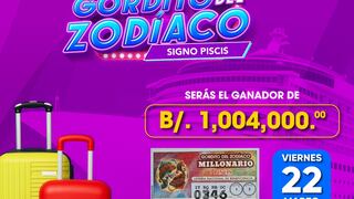 Resultados Lotería Nacional de Panamá 22 de marzo 2024: números Gordito del Zodíaco