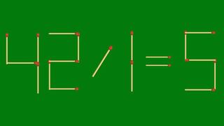 Desafío matemático con cerillas: ¿Puedes resolverlo en 20 segundos?