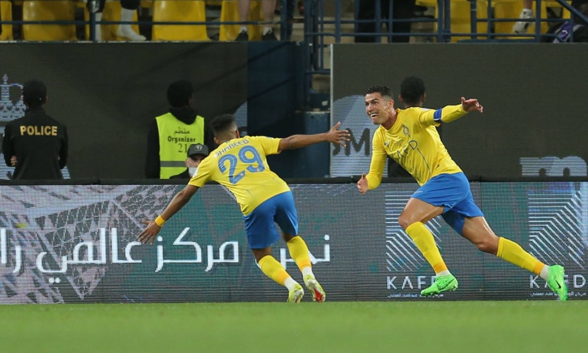 Cristiano Ronaldo anotó un hat trick en victoria de Al Nassr frente a Al Tai. (Foto: Al Nassr)