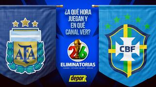 En qué canal de TV ver Argentina vs. Brasil en Buenos Aires por las Eliminatorias al Mundial