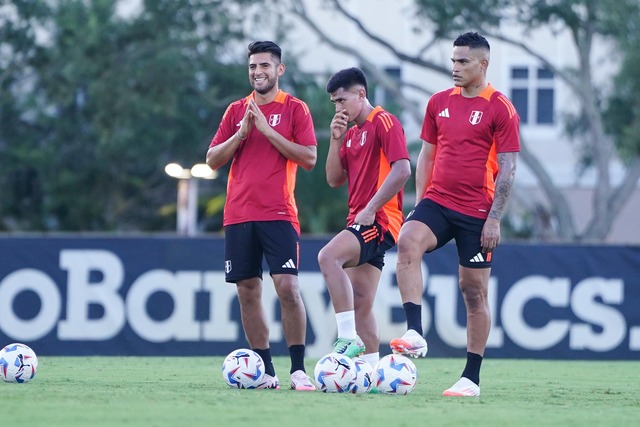 Selección Peruana realizó su último entrenamiento en Miami. (Foto: FPF)