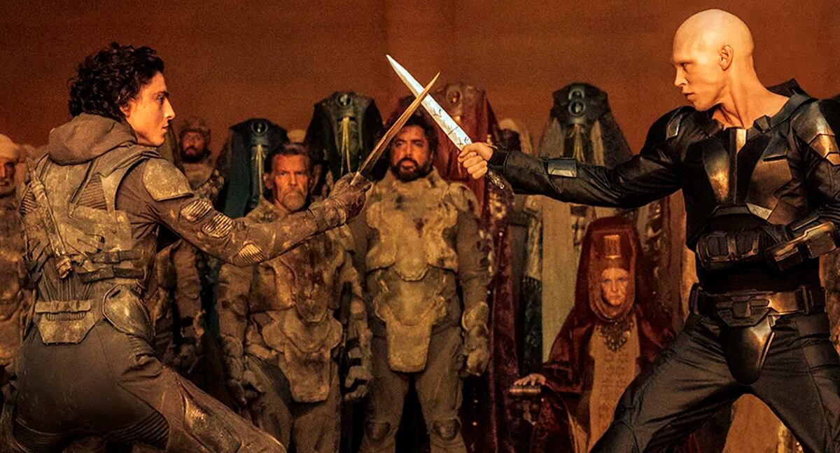 Timothée Chalamet y Austin Butler protagonizan "Dune 2". (Foto: Twitter/@totalfilm)
