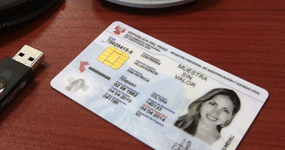Campaña DNI electrónico gratis: en dónde entregan, beneficiarios y cómo obtenerlo. (Foto: Andina)