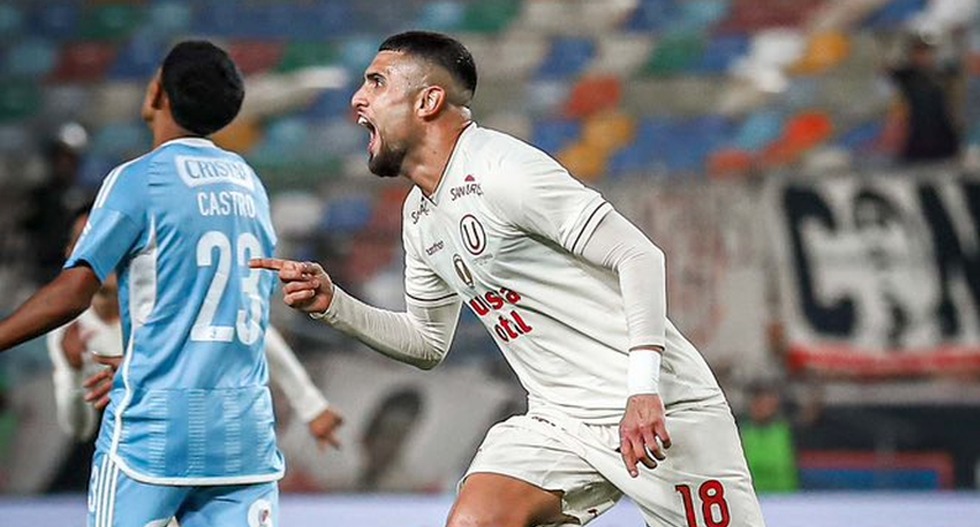 Rodrigo Ureña marcó su primer gol con Universitario en 2024 (Foto: Liga 1)