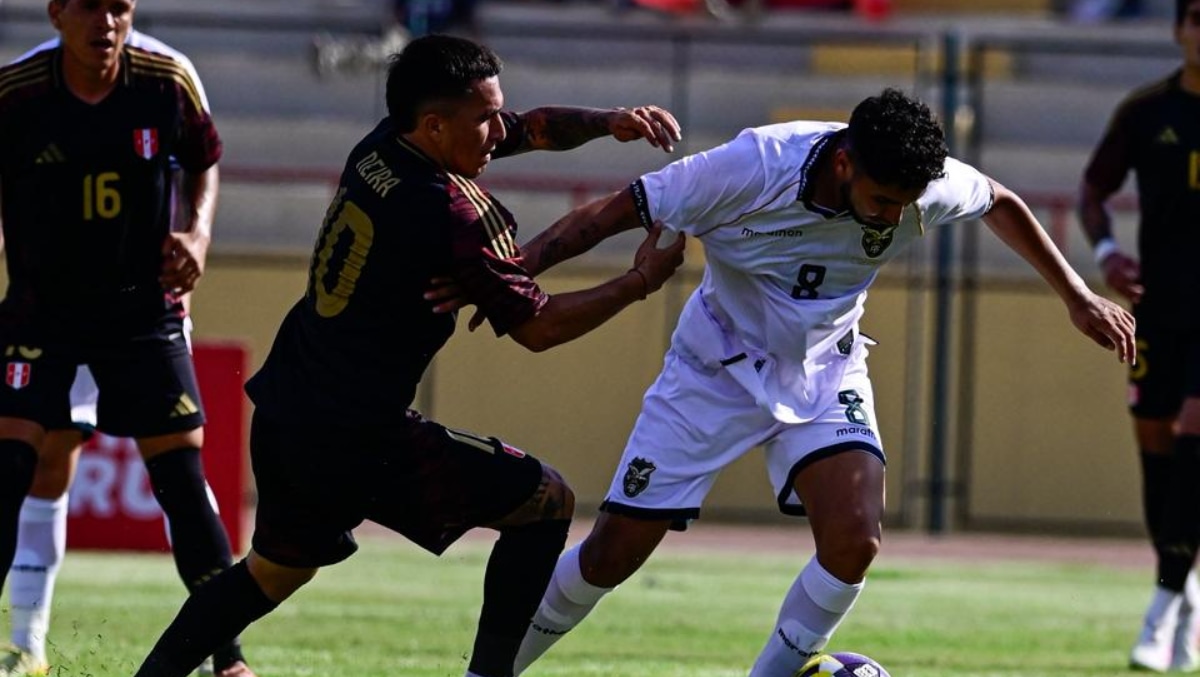 Perú vs. Bolivia juegan por amistoso en Chincha. (Foto: Paloma del Solar - GEC)