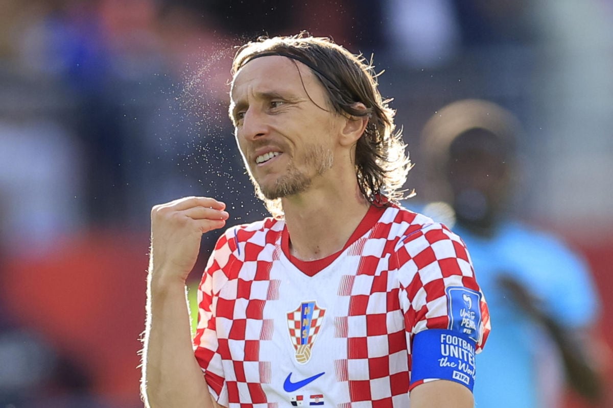 A sus 40 años, Luka Modrić sigue siendo la manija en el mediocampo de Croacia. (Foto: EFE / Bienvenido Velasco)