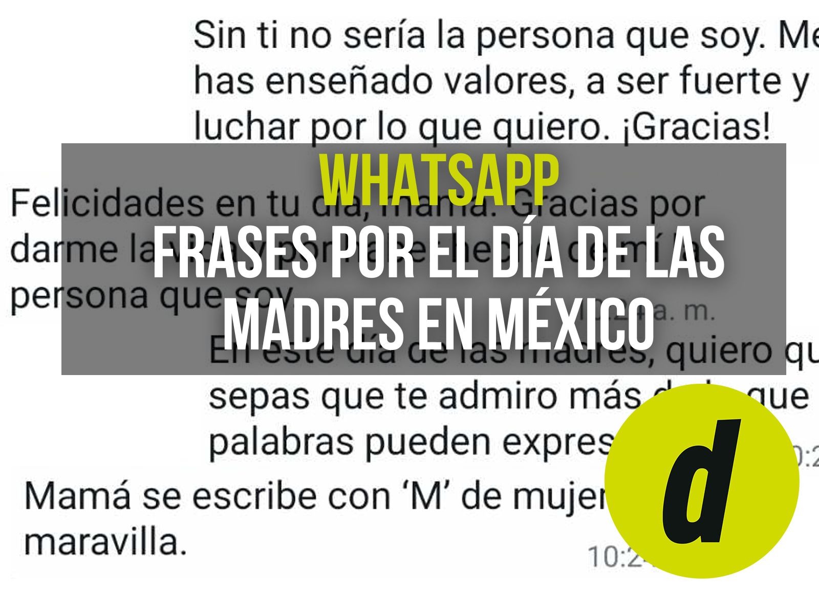 WHATSAPP | Elige la que te guste y mándasela a tu mamá por el Día de las Madres en México. (Foto: Depor - Rommel Yupanqui)