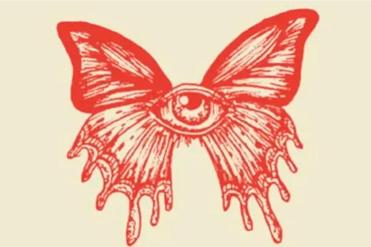 Mira la ilustración y responde si ves primero un ojo o las alas de una mariposa. Así, conocerás los resultados del test de personalidad.| Foto: genial.guru