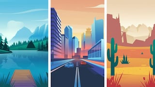 Elige uno de los paisajes en esta imagen para descubrir cuál es tu mayor fortaleza