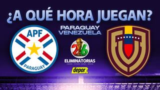 Paraguay vs. Venezuela: a qué hora juegan por las Eliminatorias