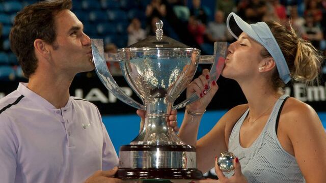 ¡Corazón suizo! Roger Federer y Belinda Bencic se llevaron la Copa Hopman ante dupla alemana