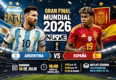Nu9ve transmitió el partido Argentina 0-1 España por la final del Mundial 2026