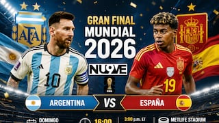 Nu9ve transmitió el partido Argentina 0-1 España por la final del Mundial 2026