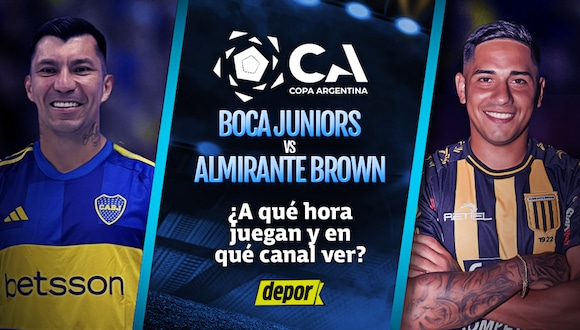 Boca vs. Almirante Brown juegan por Copa Argentina. (Diseño: Depor)