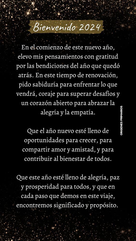 Imágenes de Año Nuevo 2024 para dedicar, saludar y compartir (Foto: Pinterest)