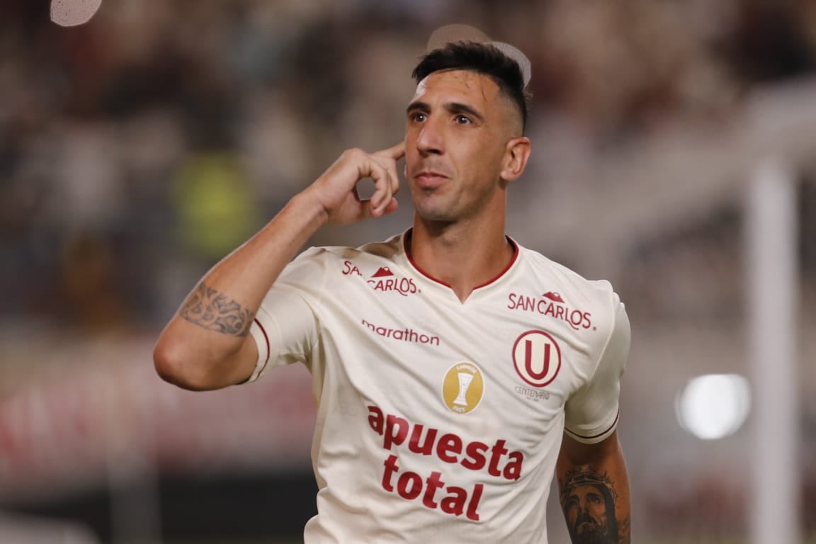 Universitario le gana 2-0 a Melgar. (Foto: Violeta Ayasta / @photo.gec)