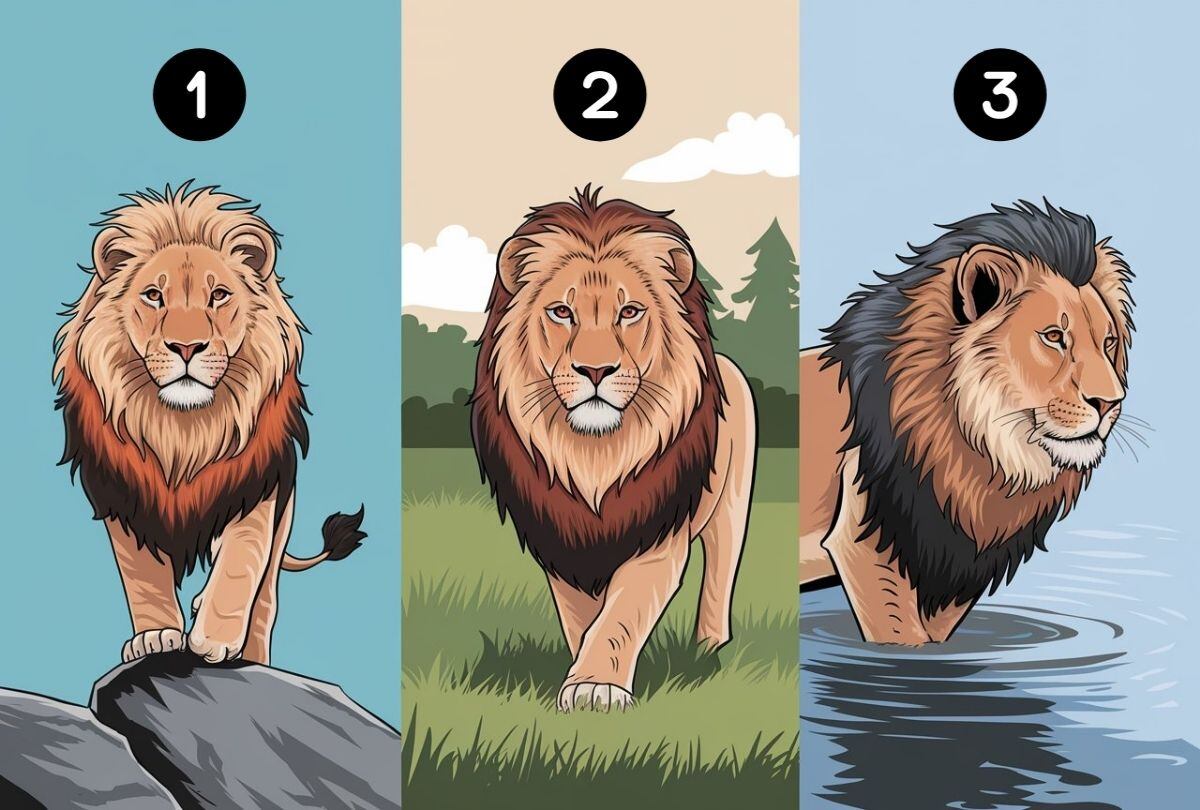 Escoge uno de los leones en esta imagen para descubrir si eres una persona posesiva (Diseño: Depor).