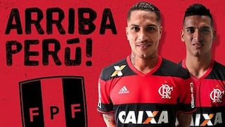 Flamengo se puso la blanquirroja: el mensaje de aliento a Guerrero y Trauco