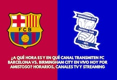 ¿A qué hora es y en qué canal transmiten FC Barcelona vs. Birmingham City por amistoso?