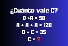 Conseguir la respuesta de este ejercicio mental en 10 segundos no será fácil