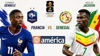 América TV transmitió el partido Francia 3-1 Senegal por el Mundial 2026