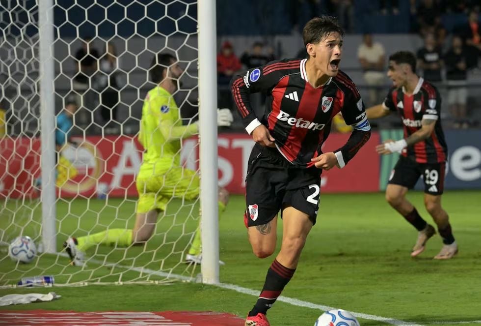 River Plate venció a Bragantino en Brasil con gol de Martínez Quarta. (Foto: AFP)