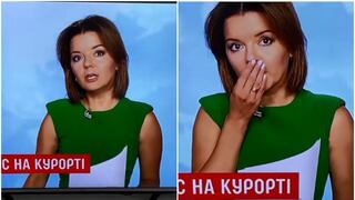 La presentadora de un noticiero pierde un diente en pleno programa y su inesperada reacción se hace viral