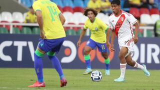 Perú vs. Brasil (0-3): resumen, goles y video del partido por el Sudamericano Sub 20