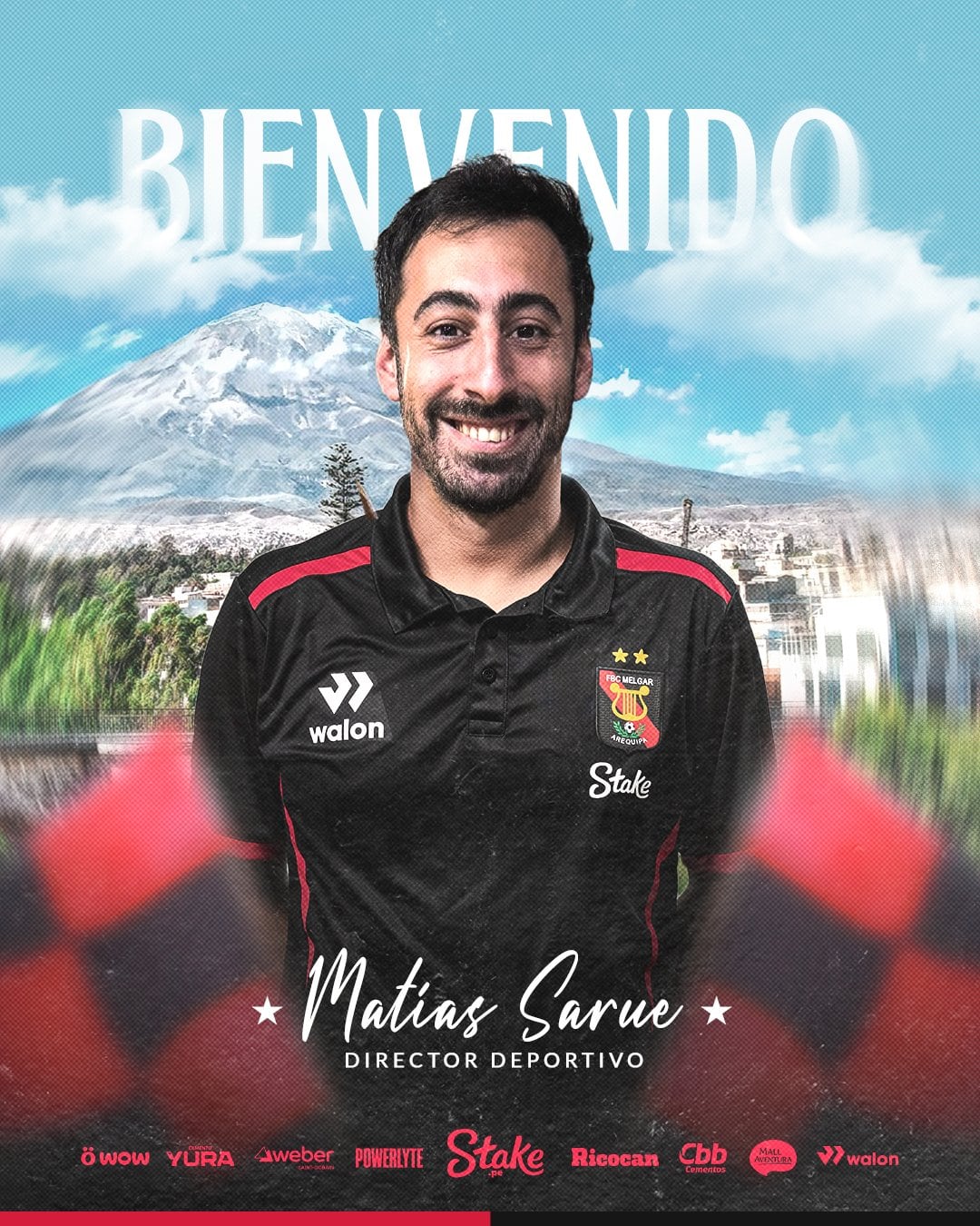 Matías Sarue será nuevo director deportivo de Melgar. (Imagen: Melgar)