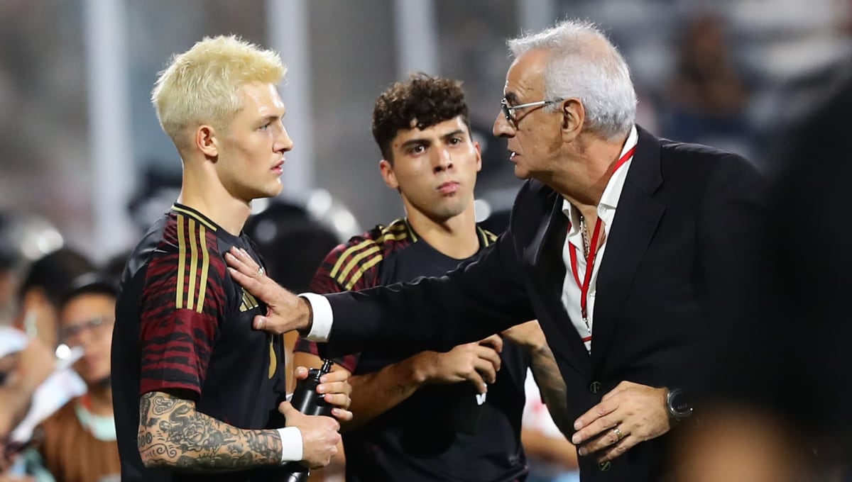 Oliver Sonne disputó su primer partido con la Selección Peruana. (Foto: Jesús Saucedo / GEC)