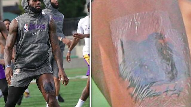 Lo inmortalizó en su piel: LeBron James lució nuevo tatuaje en homenaje a Kobe Bryant