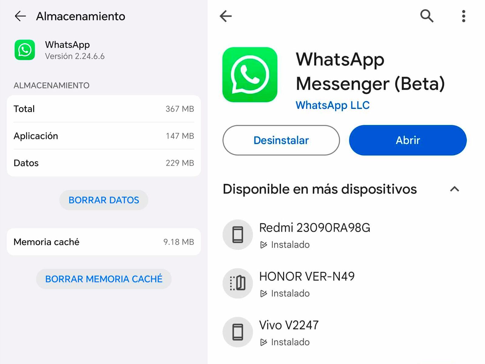 WHATSAPP | Cuando lo logres, debes ir a Google Play y actualizar WhatsApp. Esta vez funcionará. (Foto: MAG - Rommel Yupanqui)