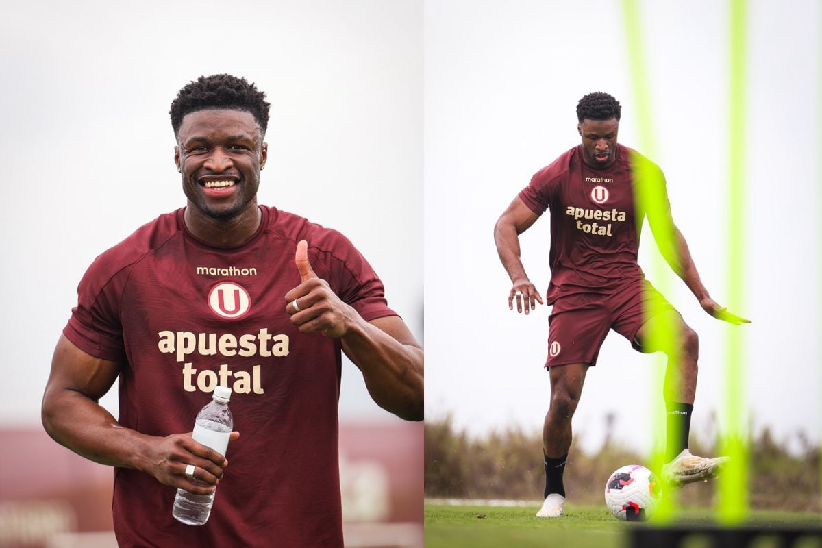 Sekou Gassama comenzó a hacer trabajos físicos en la 'U'. (Foto: Universitario)