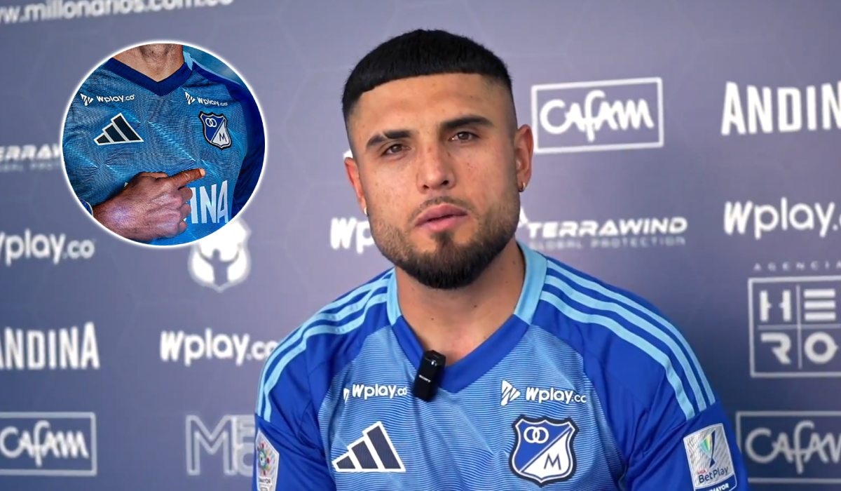 Rodrigo Ureña llegó a Millonarios para la temporada 2026. (Foto: Composición / Millonarios)