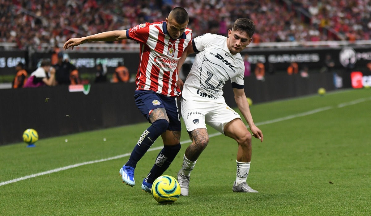 Chivas vs. Pumas por la fecha 8 de la Liga MX. (Foto: Agencias).