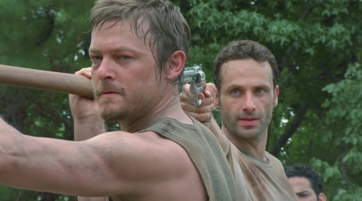Al inicio de "The Walking Dead", Daryl se enfrentó a Rick por la desaparición de su hermano Merle (Foto: AMC)