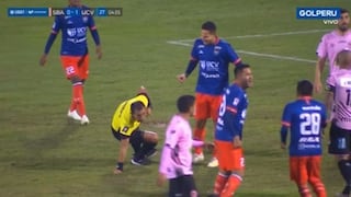 Con los botines al revés: árbitro del Sport Boys vs. César Vallejo se resbaló hasta en dos ocasiones