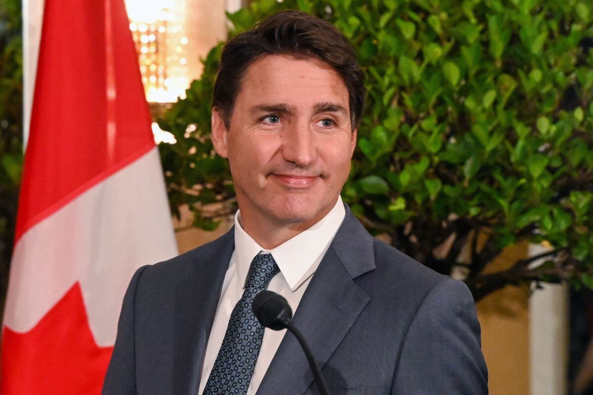 El primer ministro de Canadá, Justin Trudeau, participa en una conferencia de prensa durante una visita de escala a Singapur el 8 de septiembre de 2023 (Foto: Roslan Rahman / AFP)