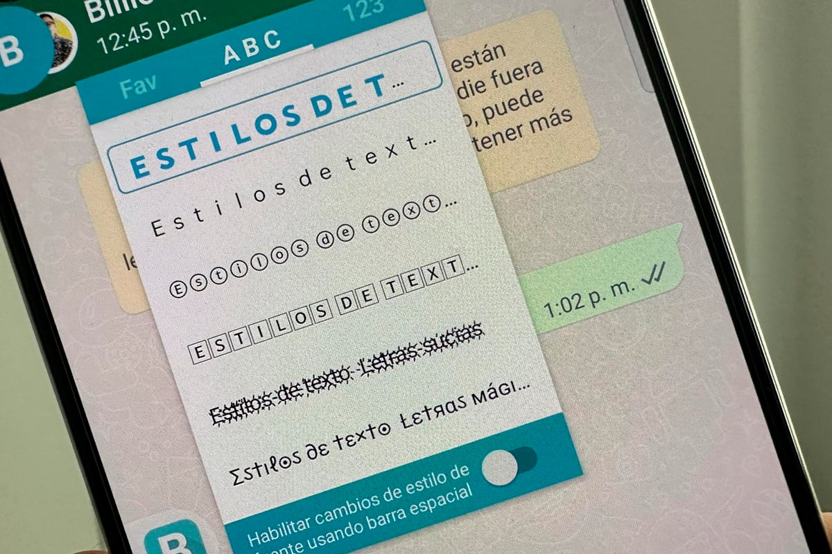WHATSAPP | Tienes más de 20 estilos de letras para cambiarlas en WhatsApp. ¿Cuál eliges? (Foto: MAG - Rommel Yupanqui)