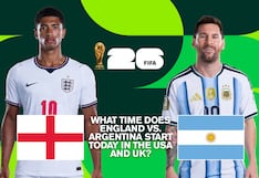 What Time Does England vs. Argentina Start Today in the USA and UK?