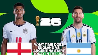 What Time Does England vs. Argentina Start Today in the USA and UK?