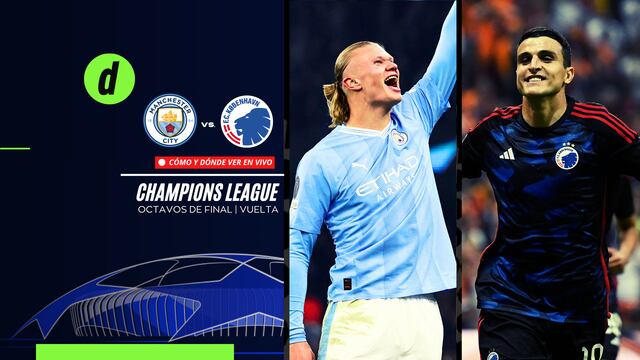 Man City vs. Copenhagen: fecha, hora y canales de TV para ver Champions League