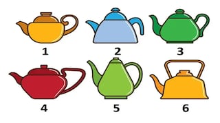 Nada más tienes que elegir una tetera para que tu verdadera personalidad sea revelada